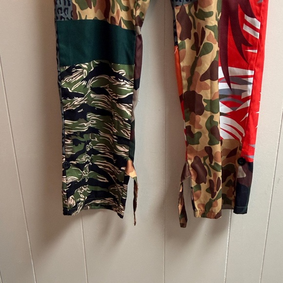 Women’s Camouflage Patchwork Pants - Picture 2 of 3
